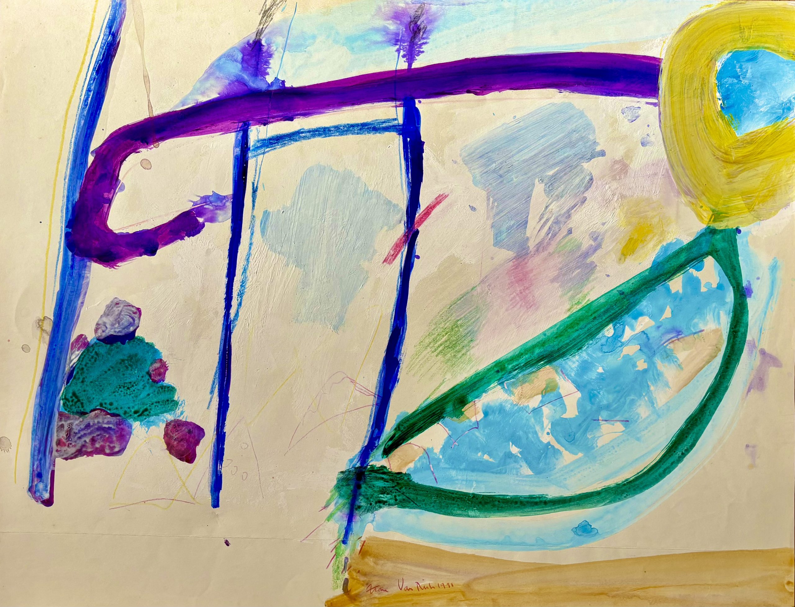 peinture  a l’eau